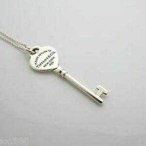 Tiffany Silver Return to Tiffany Key Charm ONLY